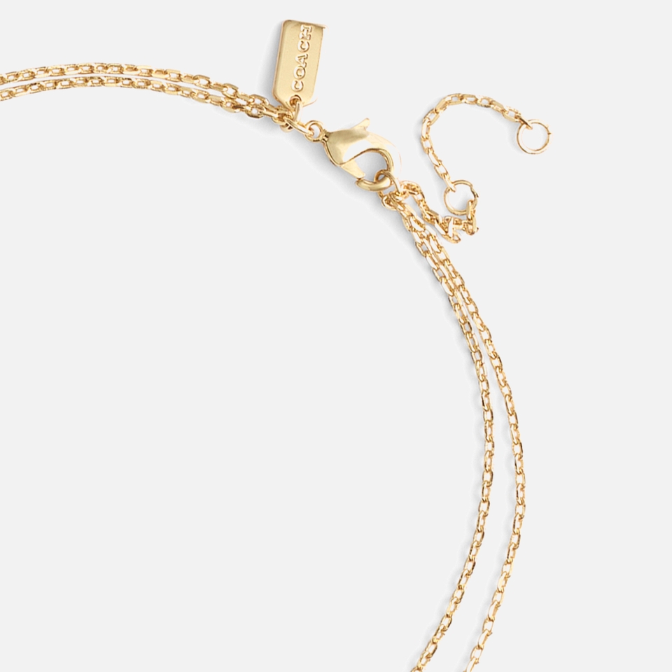Coach Pearl Gold-Tone Multi Layer Necklace