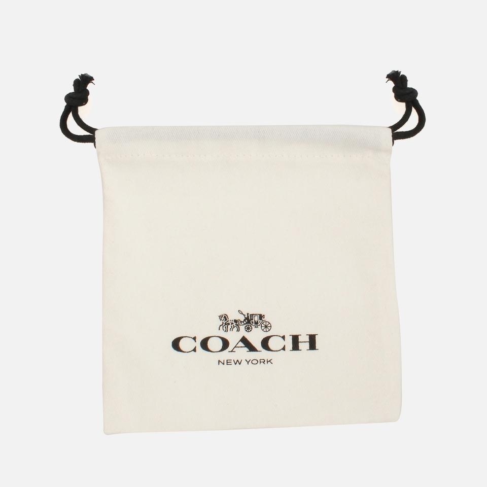 Coach C Gold-Tone Stud Earrings