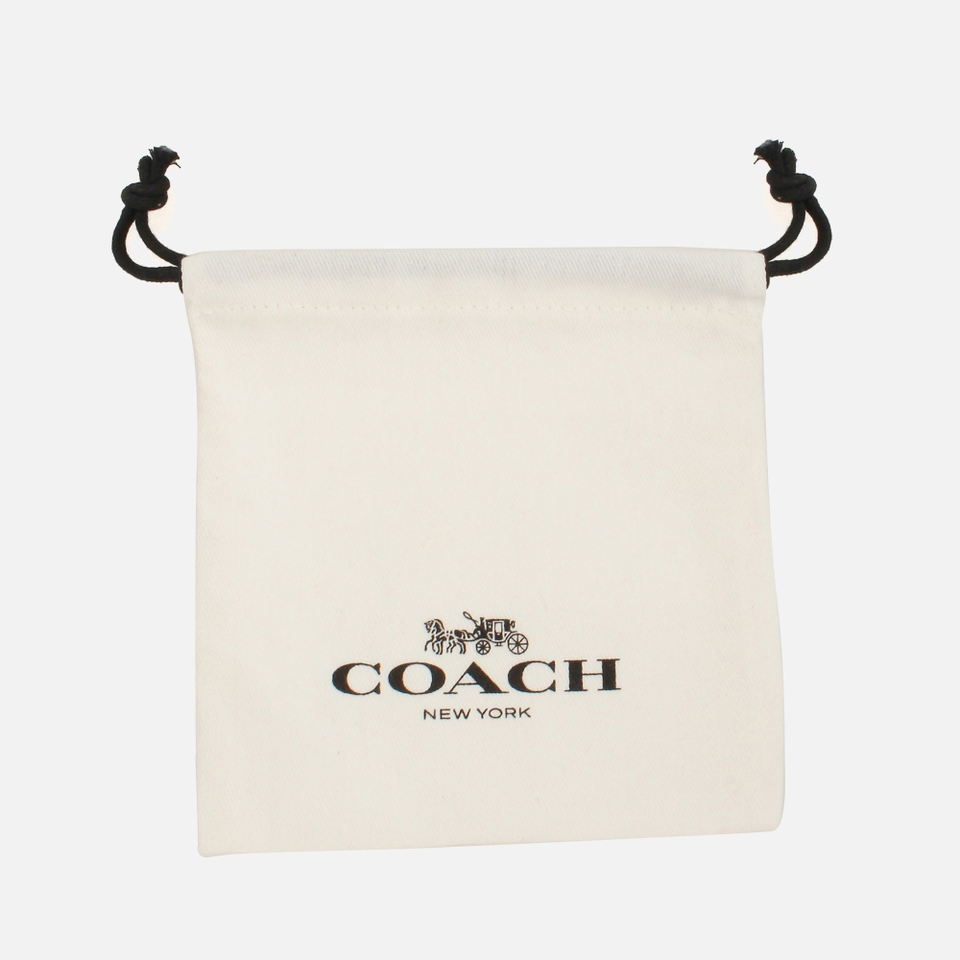 Coach Multi Charm Huggi Gold-Tone Earrings