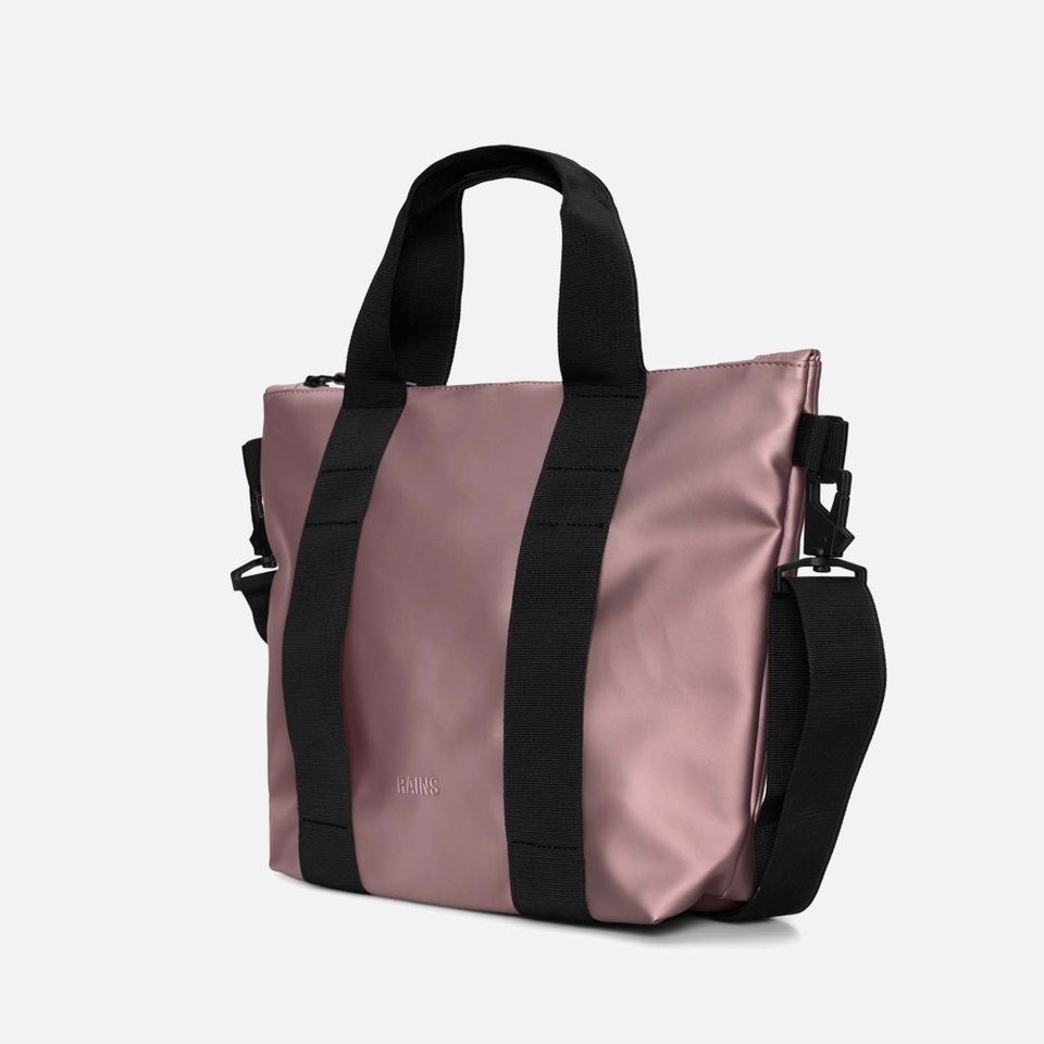 Rains Micro W3 Matte Shell Tote Bag