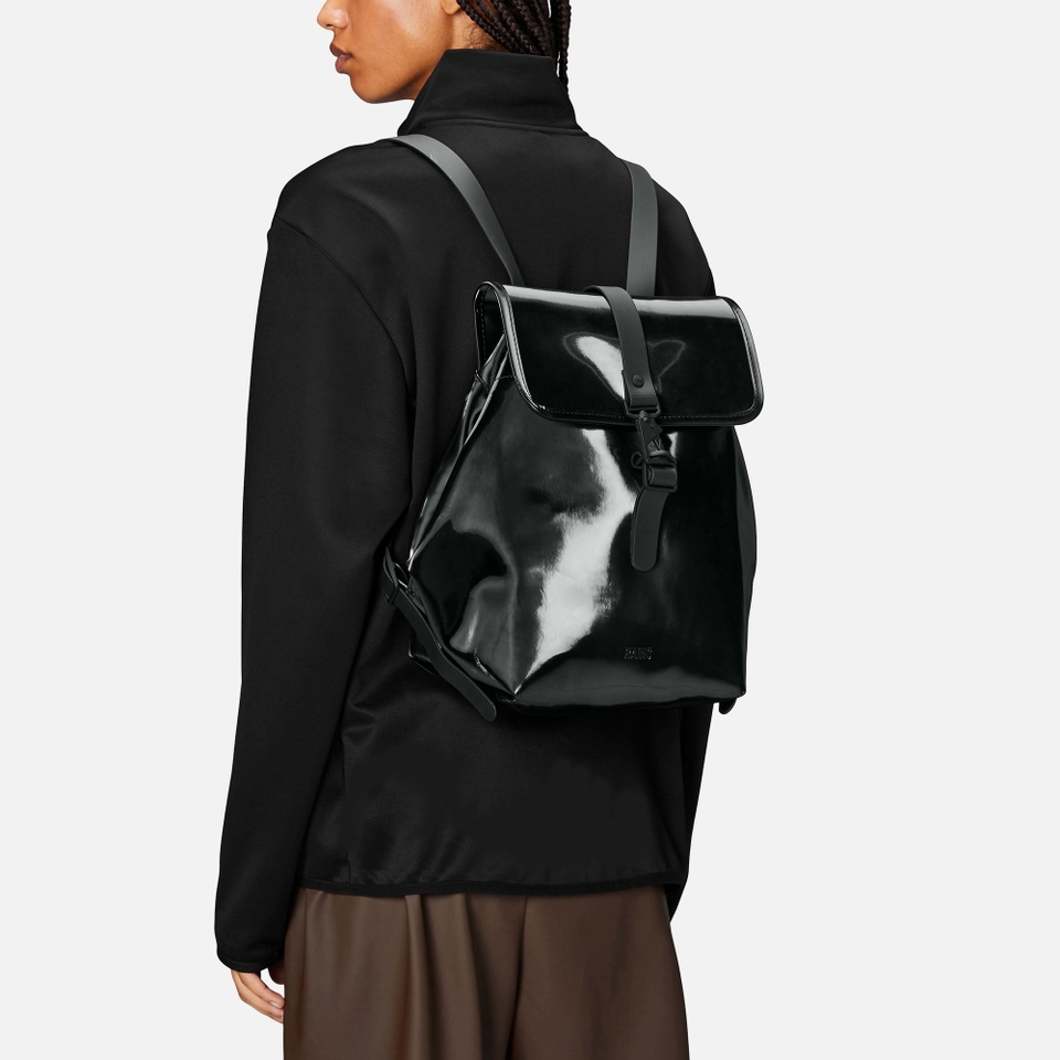 Rains W3 Matte Shell Bucket Backpack