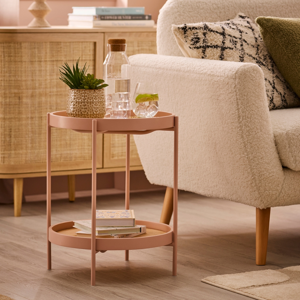 Eve Side Table – Cameo Pink