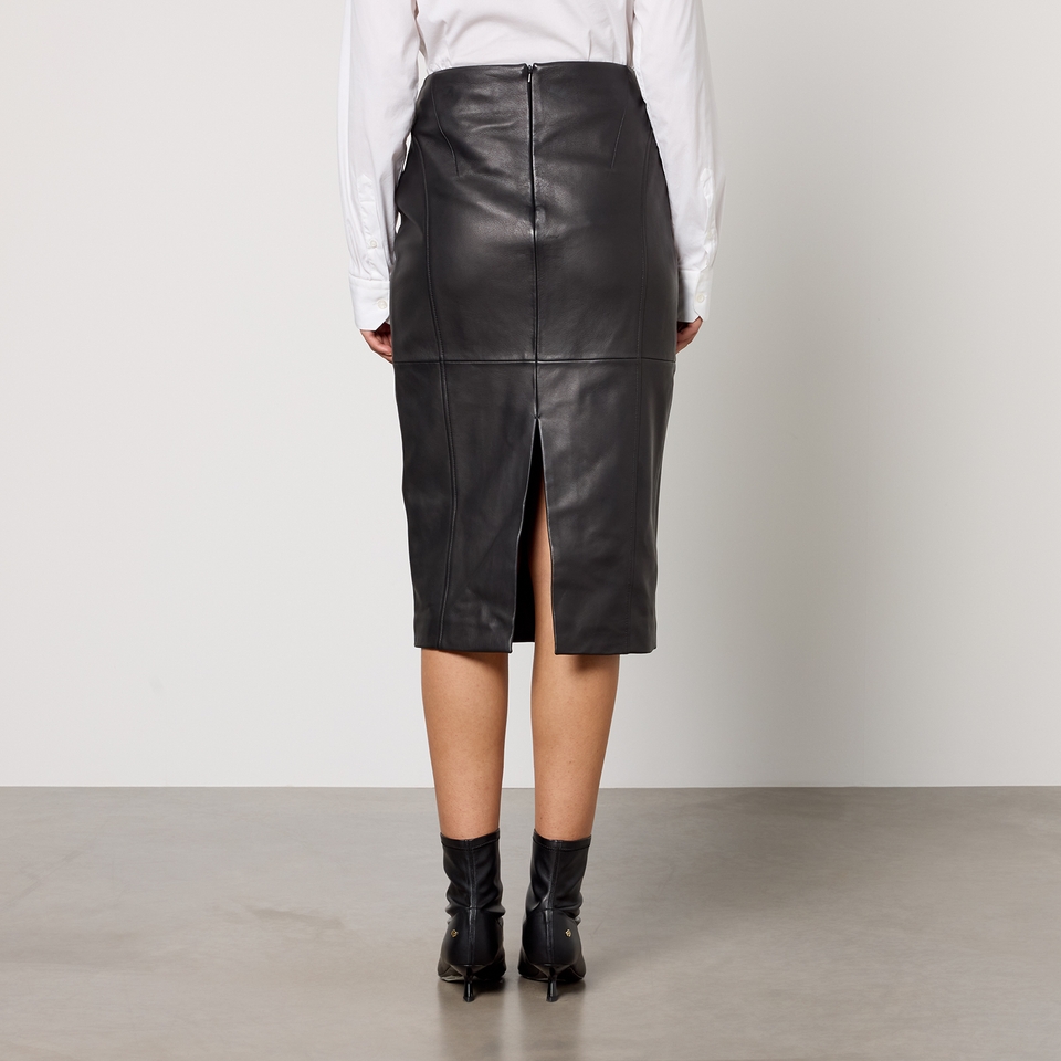 スカート Max Mara Studio TAIGA - Nappa leather pencil skirt 6406015106002-b-taiga.jpg