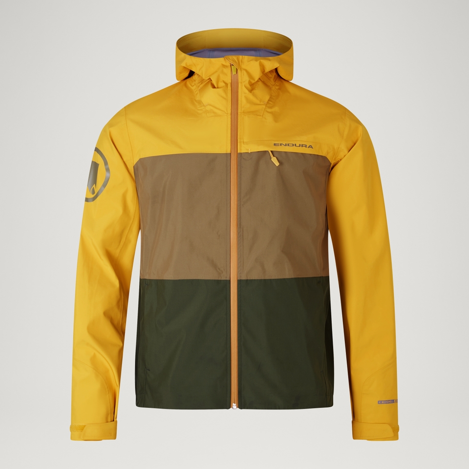 Men's SingleTrack Waterproof Jacket II - Mustard Yellow