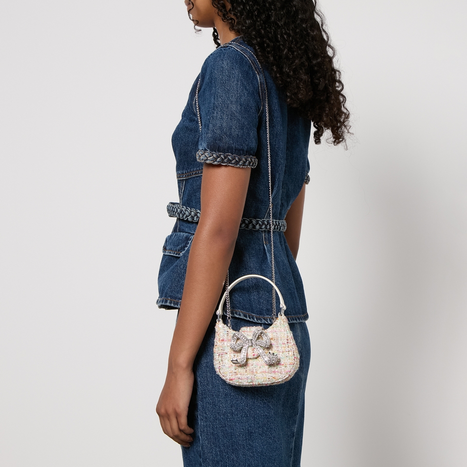 Self-Portrait Bouclé Micro Bag