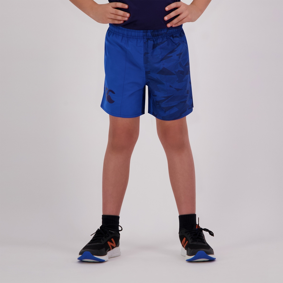 KIDS FUNDAMENTALS CAMO HARLETIC SHORT BLUE