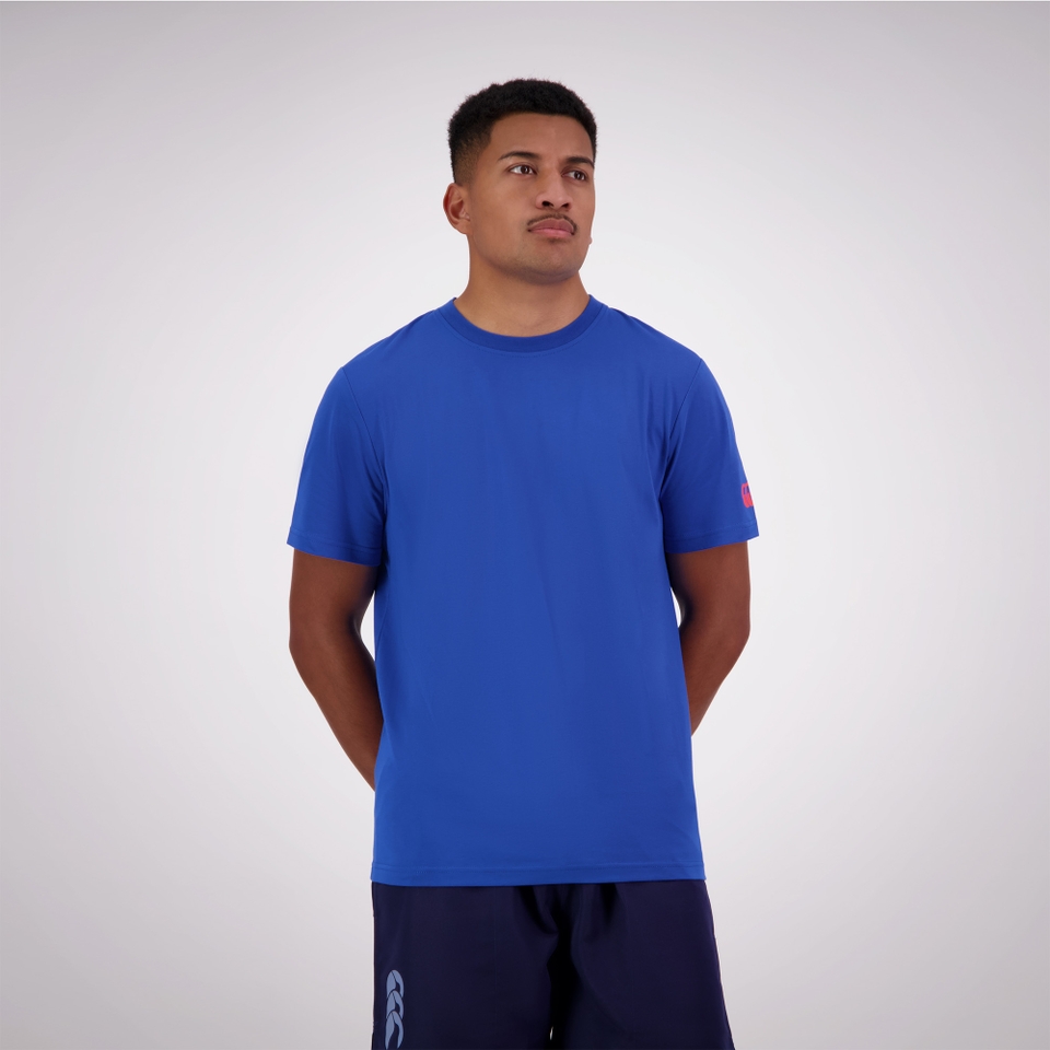 MENS FUNDAMENTALS BACK PRINT T-SHIRT BLUE