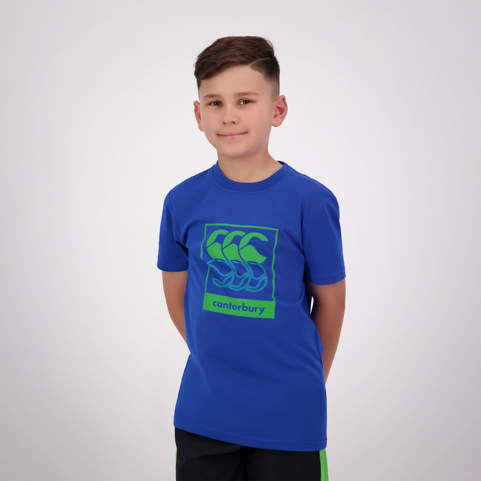 KIDS FUNDAMENTALS RADIAL T-SHIRT BLUE
