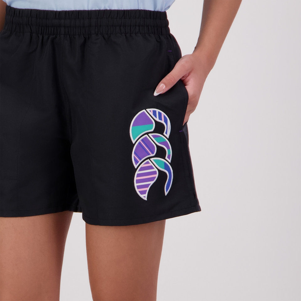 Canterbury of New Zealand W UGLIES 5 TACTIC SHORT JET BLK