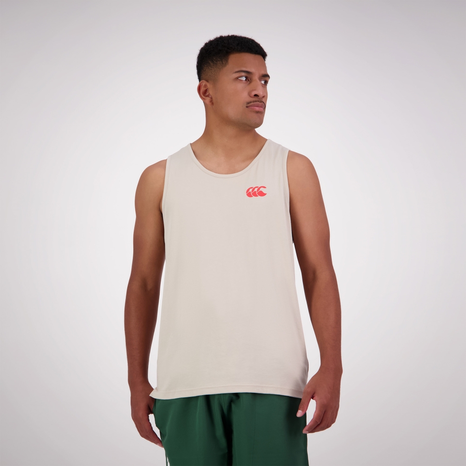 MENS FUNDAMENTALS SINGLET SILVER LINING