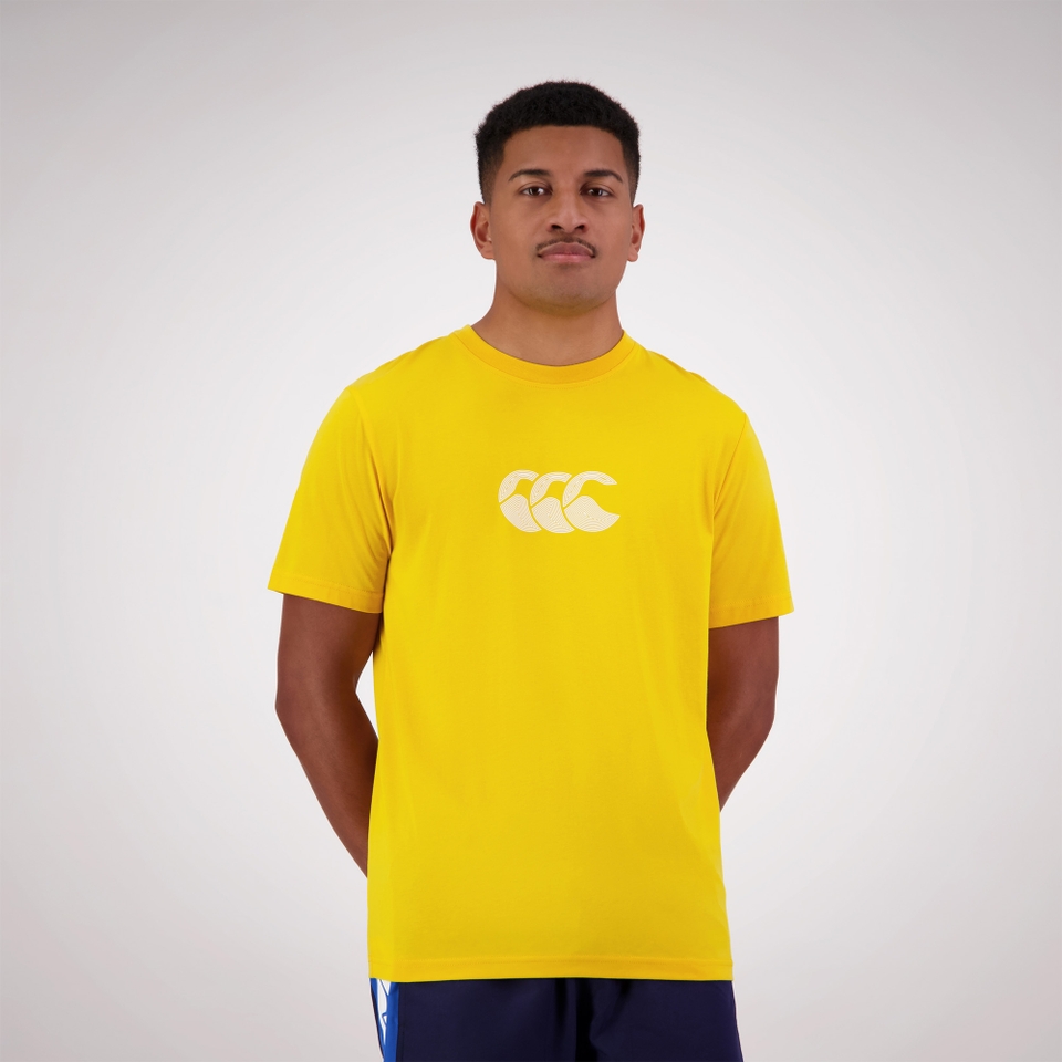 MENS FUNDAMENTALS RADIAL T-SHIRT YELLOW