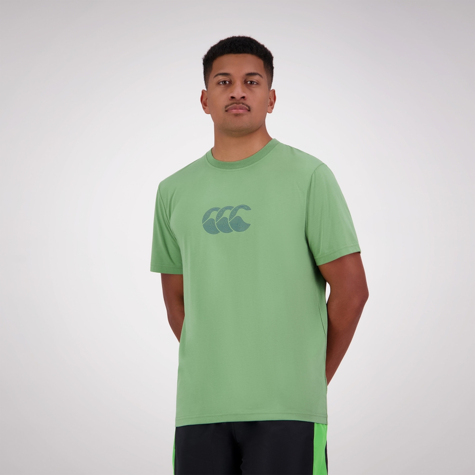 MENS FUNDAMENTALS RADIAL T-SHIRT GREEN