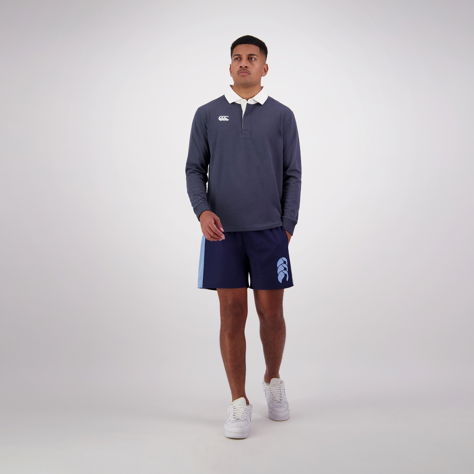 Canterbury of New Zealand M SOLID DYE LS RUGBY OMBRE BLUE