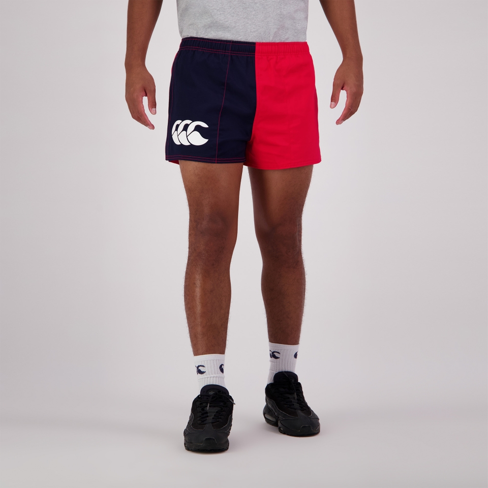 MENS HARLEQUIN SHORT RED