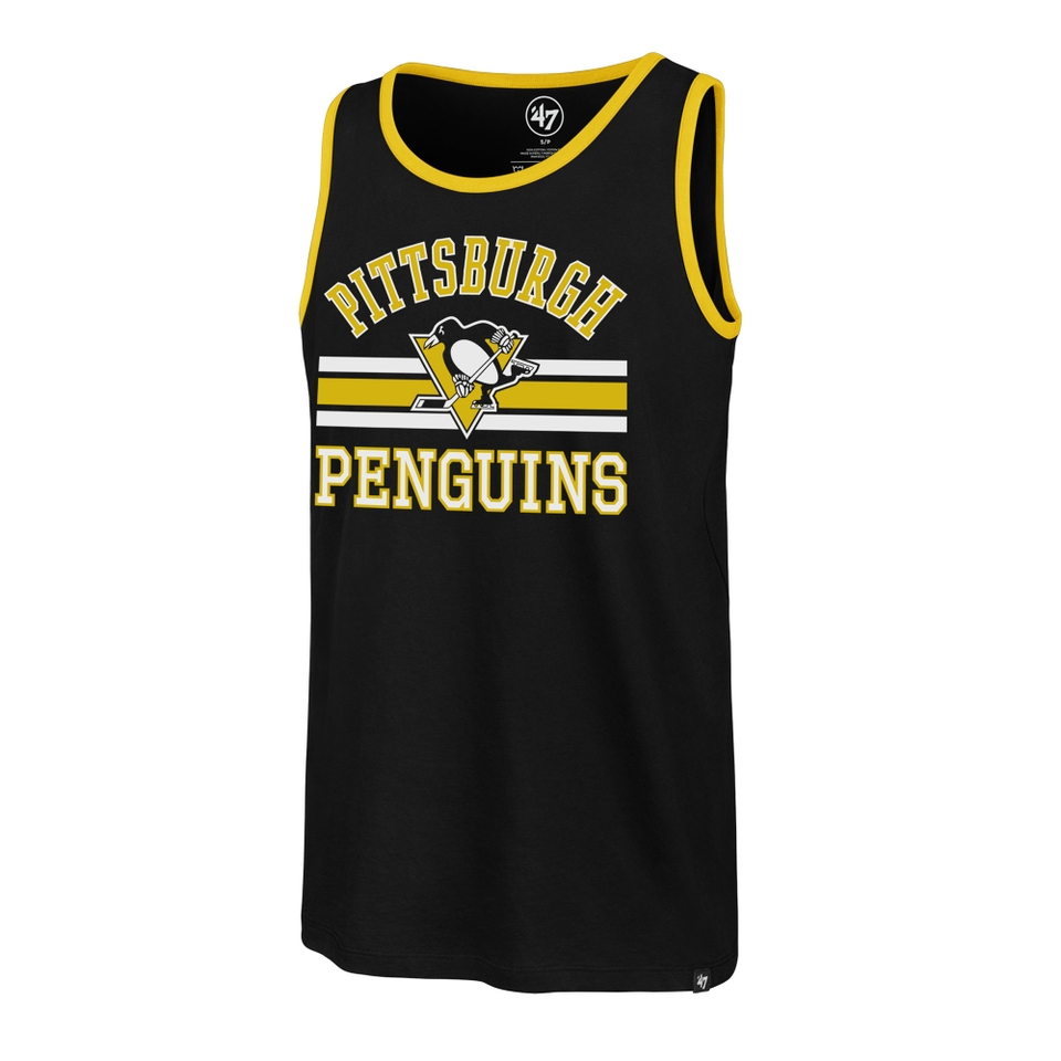 Pittsburgh Penguins NHL '47 SUPER RIVAL Tank - Jet Black