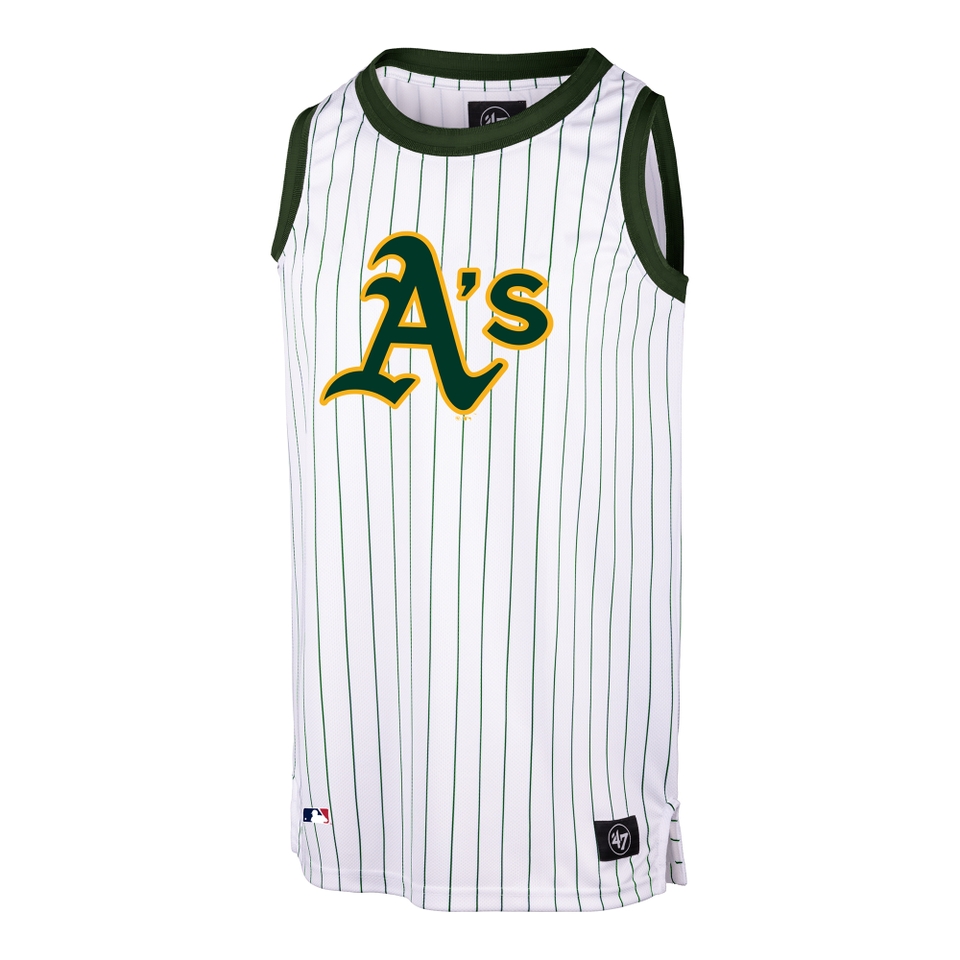 Oakland Athletics MLB '47 GRAFTON Tank - White Wash