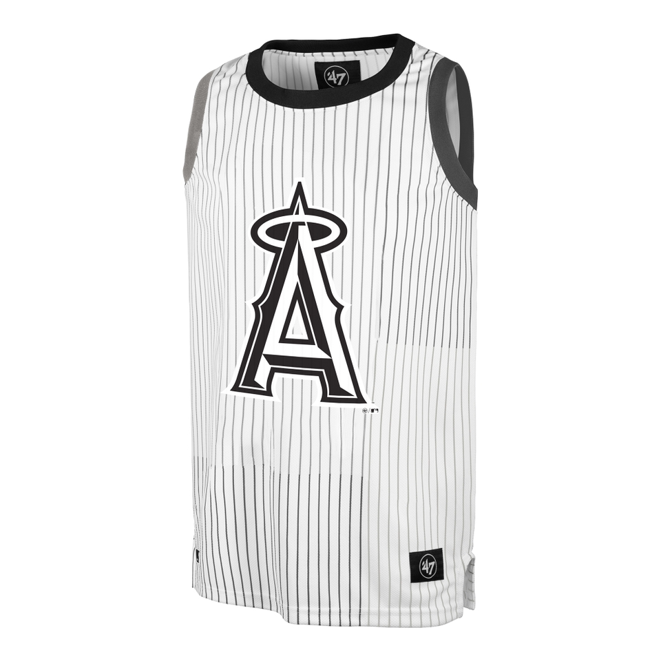 Los Angeles Angels MLB '47 GRAFTON Tank - White Wash