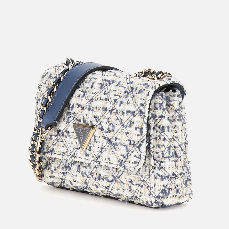 Guess Giully Tweed Crossbody Bag