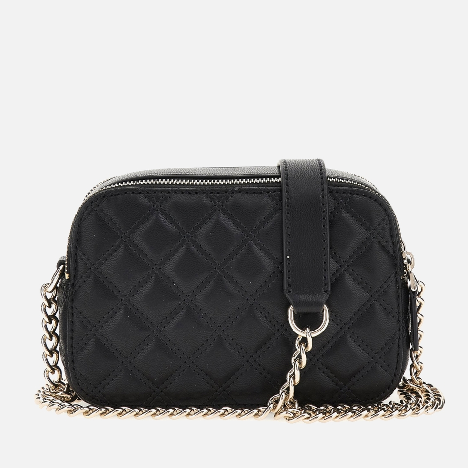 Guess Giully Diamond Quilted Faux Leather Camera Bag
