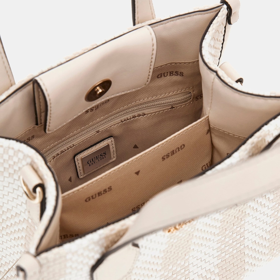 Guess Silvana Mini Faux Leather Tote Bag