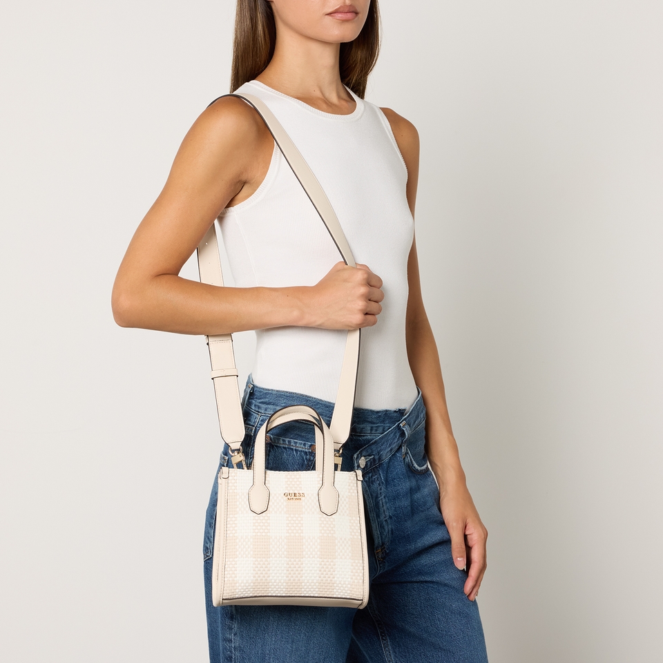Guess Silvana Mini Faux Leather Tote Bag