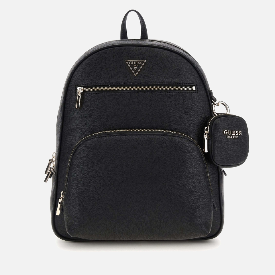 Guess Powerplay Grained-Effect Faux Leather Backpack
