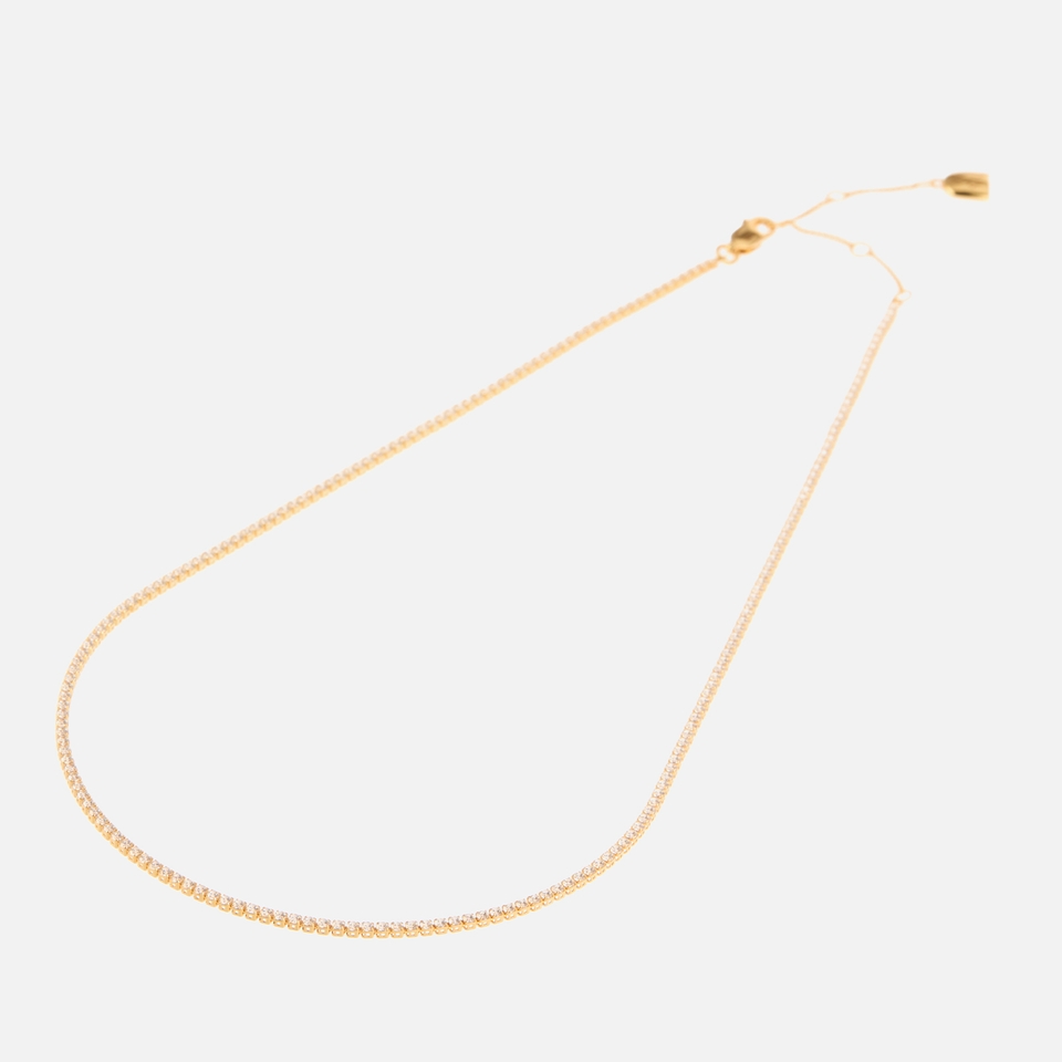 Astrid & Miyu Gold-Plated Tennis Necklace