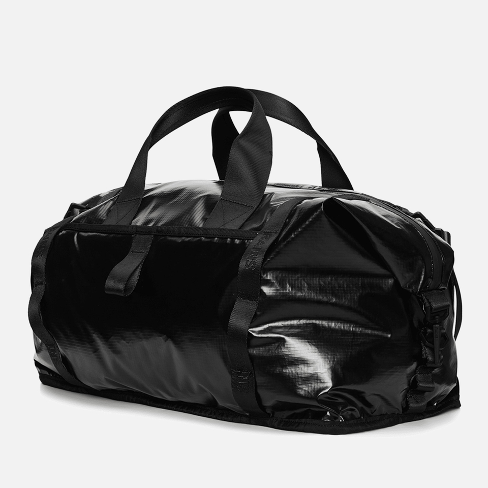 RAINS Sibu Coated Faux Patent Weekend Bag