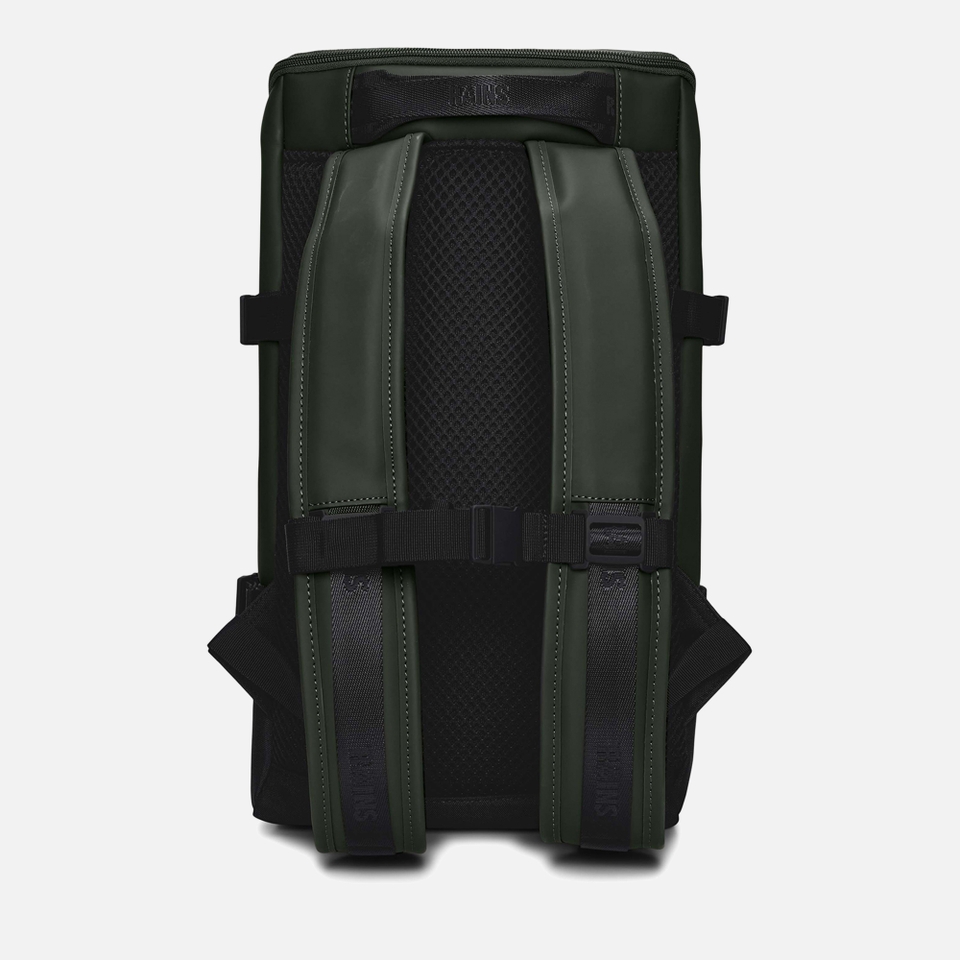 RAINS Trail Coated Matte-Shell Cargo Backpack