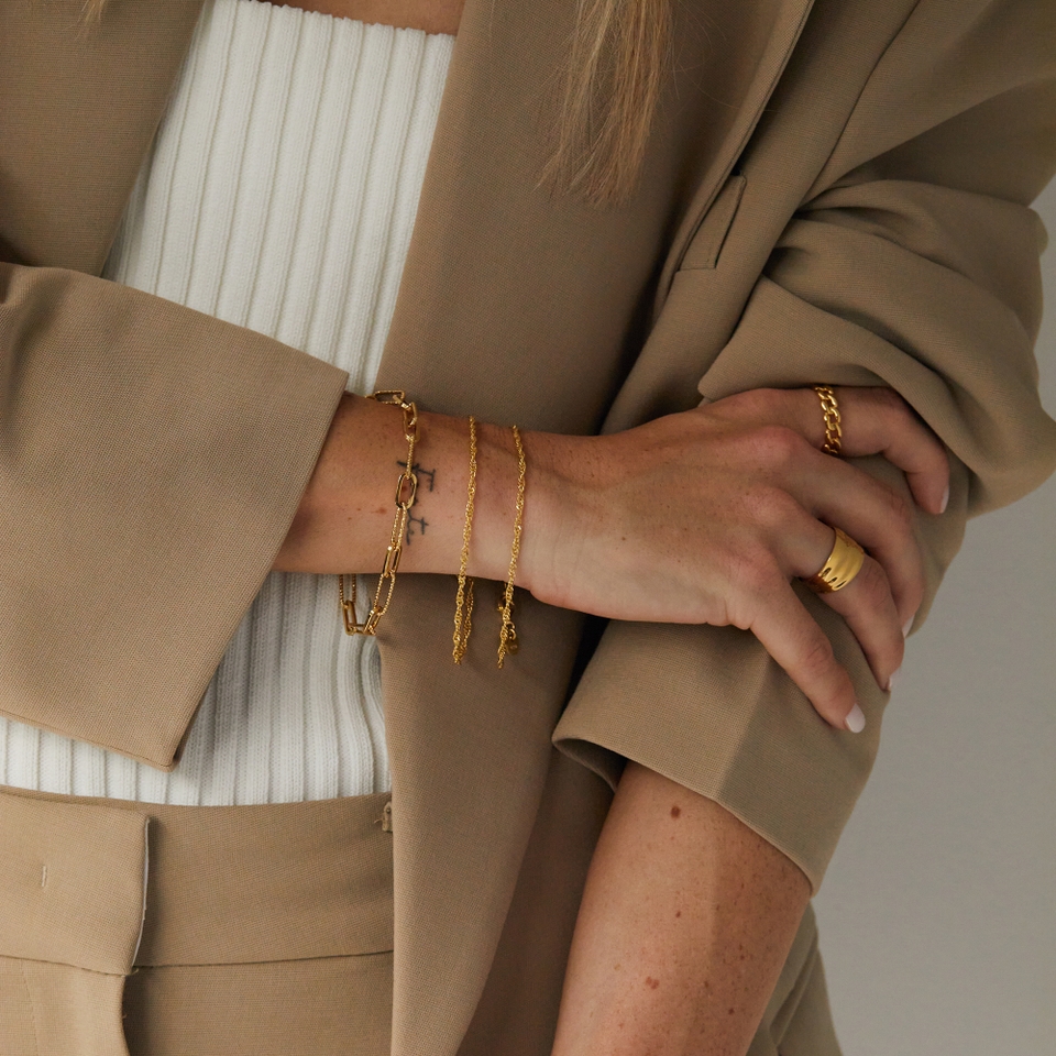 Daisy London X Polly Sayer Fine Gold-Plated Bracelet