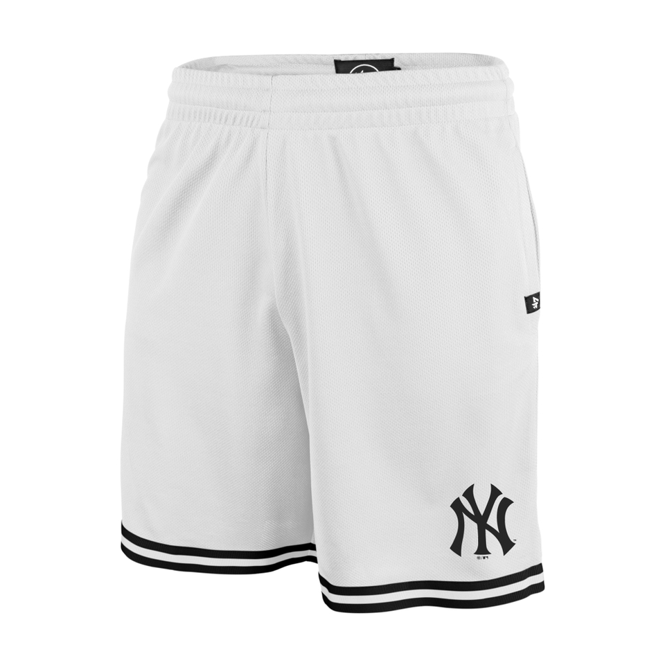 New York Yankees '47 Back Court GRAFTON Shorts - White Wash
