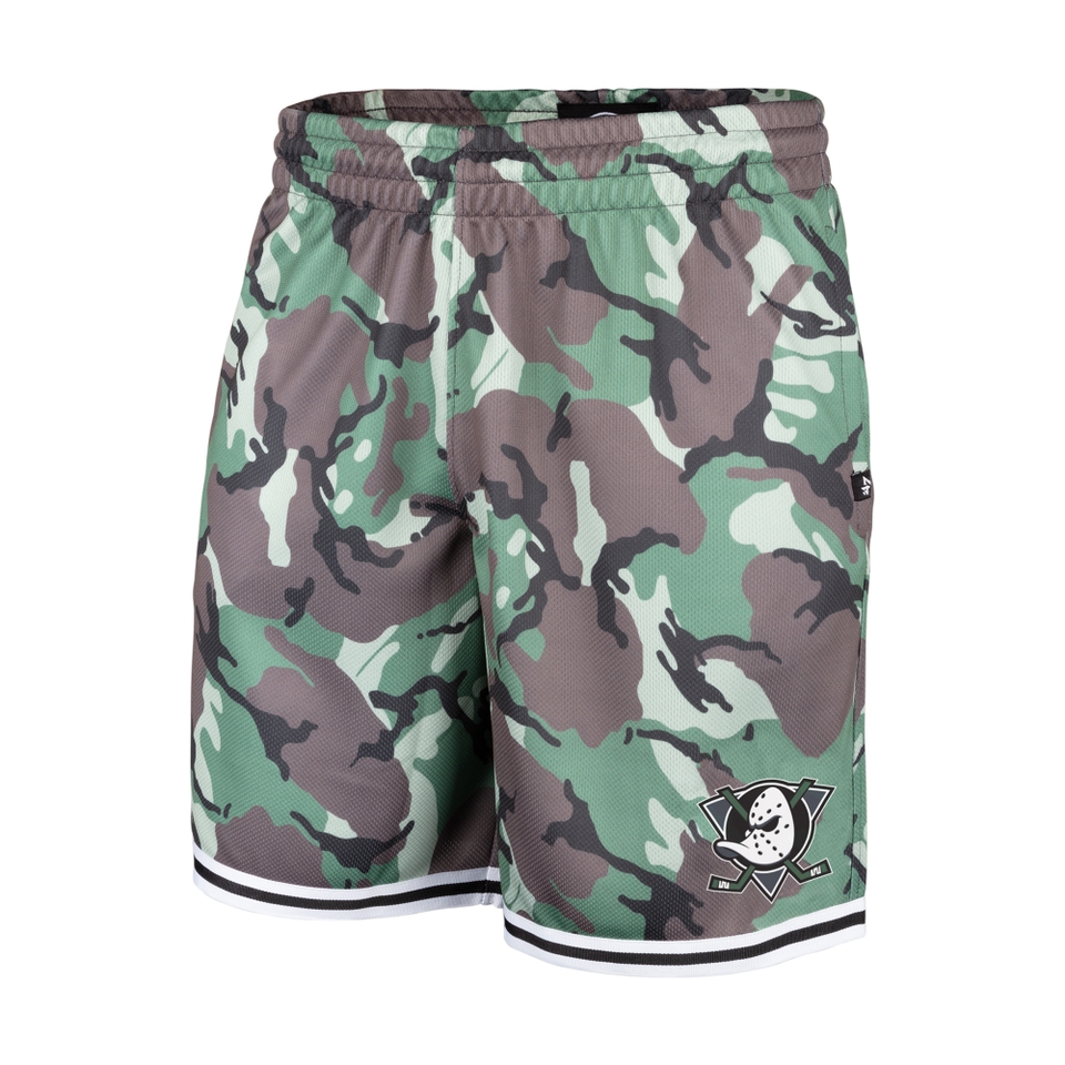 Anaheim Ducks '47 GRAFTON Shorts - Camo Green