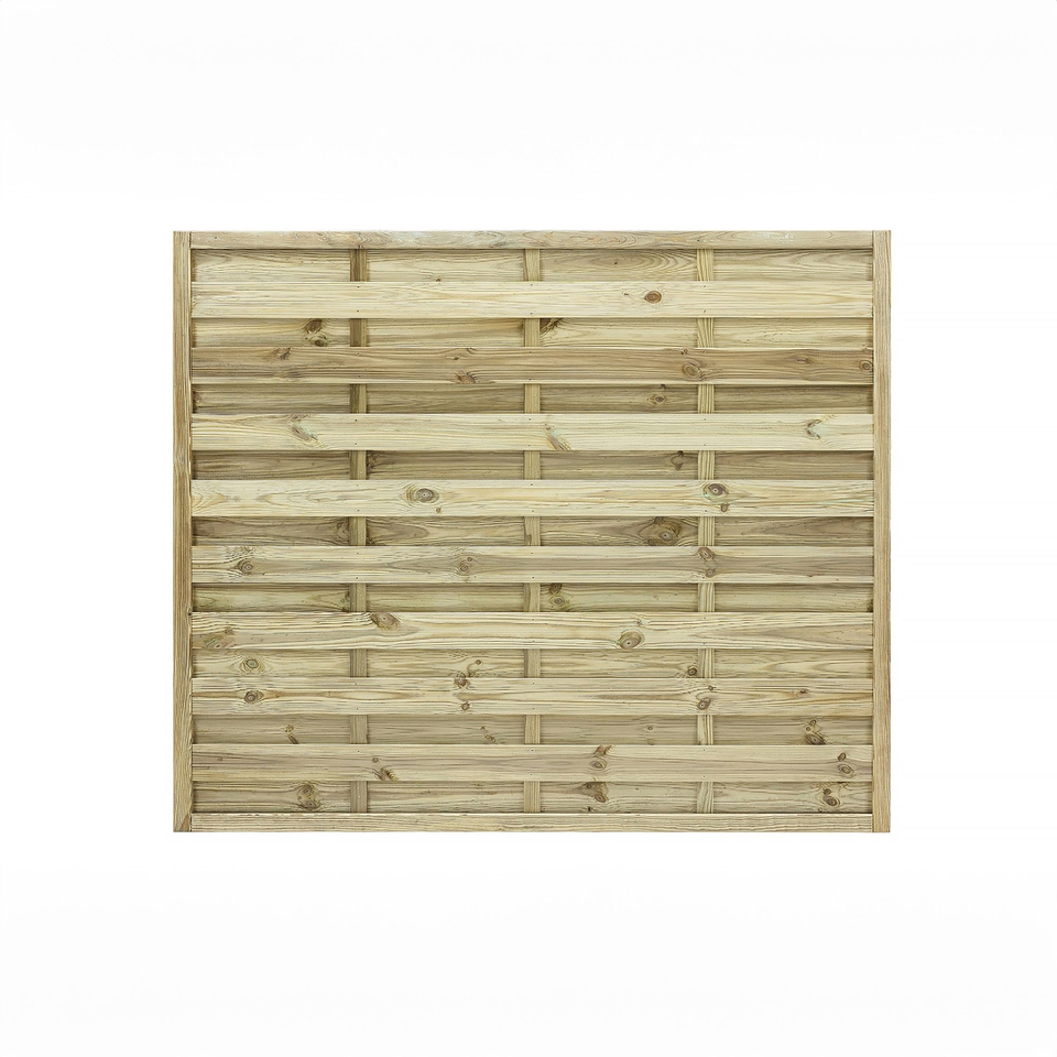 Elite Esprit Square Pressure Treated Fence Panel - 1.5m