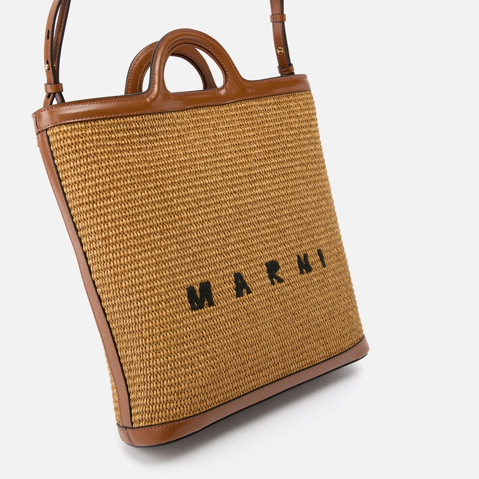 Marni Tropicalia Raffia Crossbody Bag