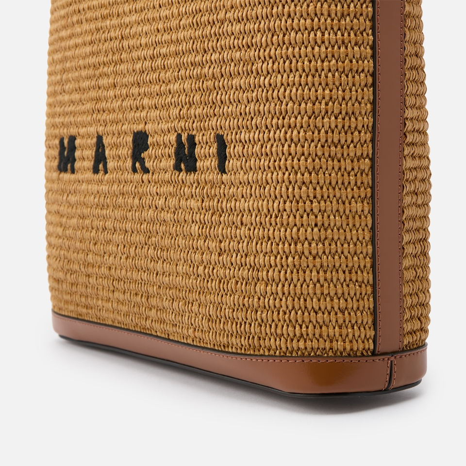 Marni Tropicalia Raffia Crossbody Bag