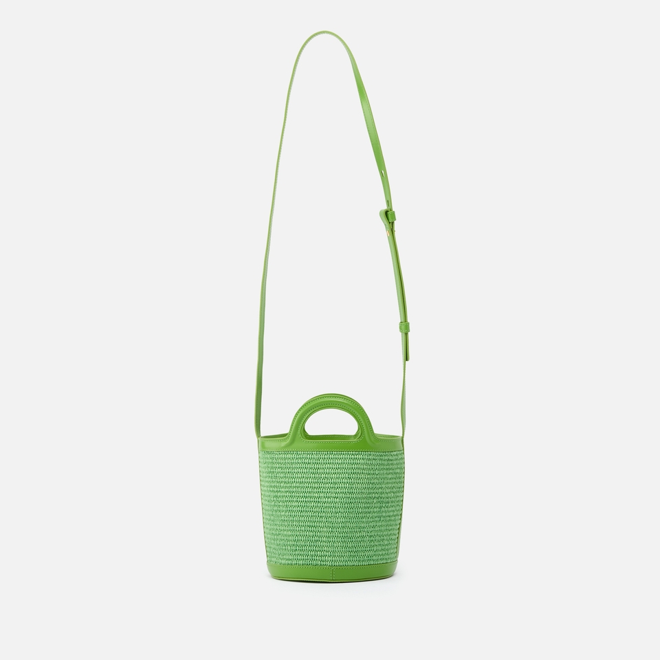 Marni Tropicalia Woven Mini Bucket Bag