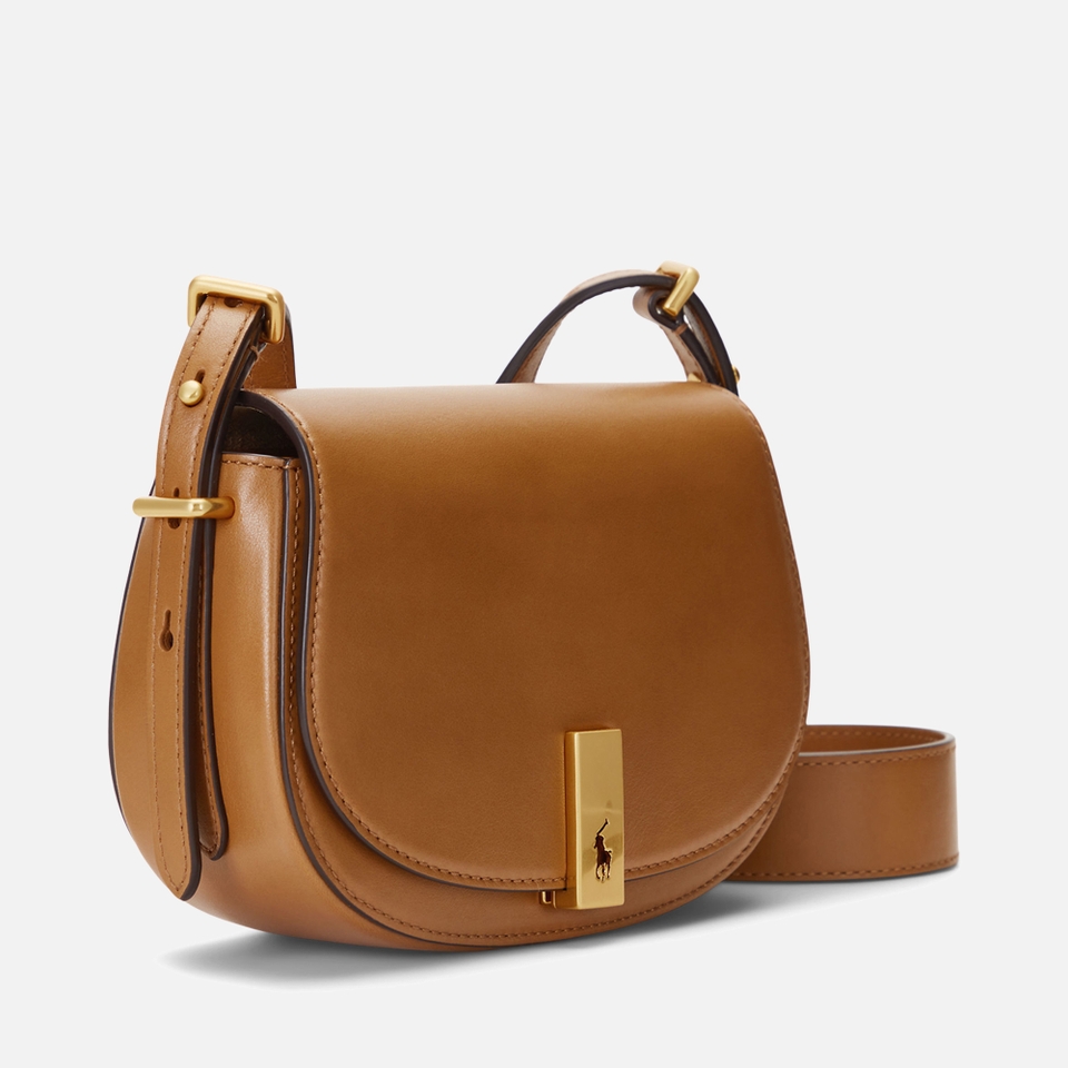 Polo Ralph Lauren Leather Small Saddle Bag