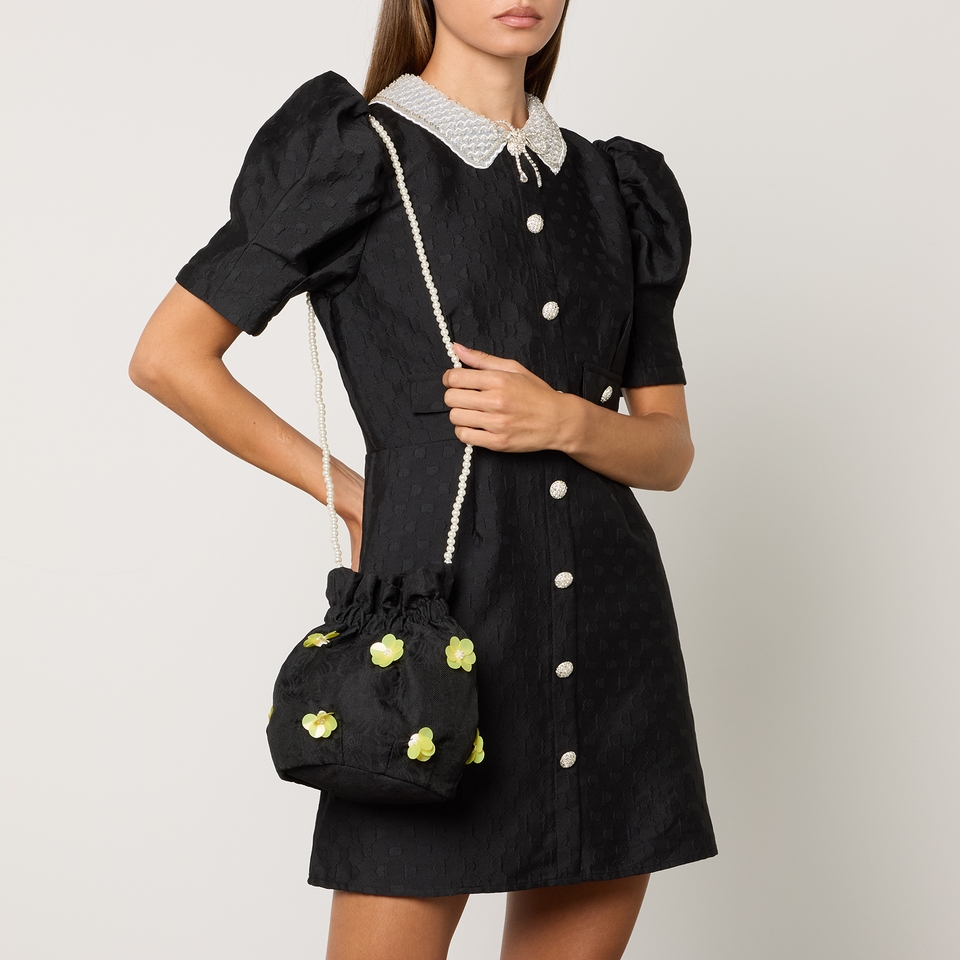 Sister Jane Dream Fanciful Flower Jacquard Bag