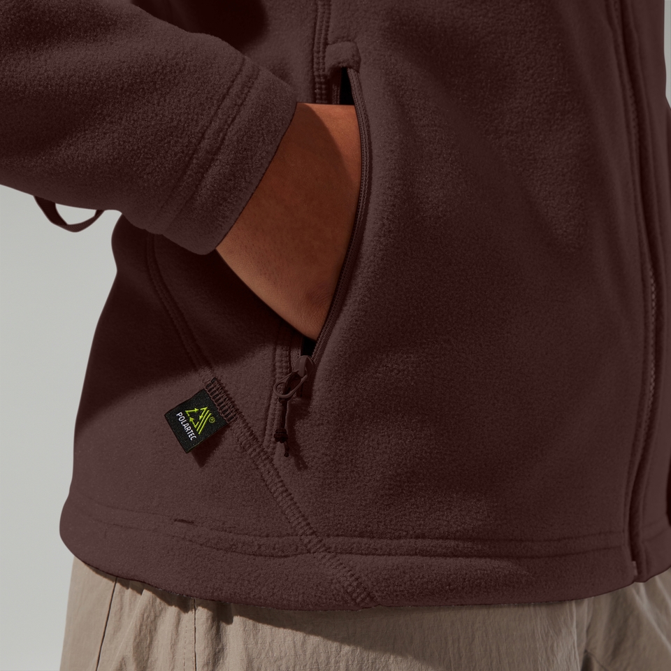 Women's Prism InterActive Polartec Fleece Jacket - Brown