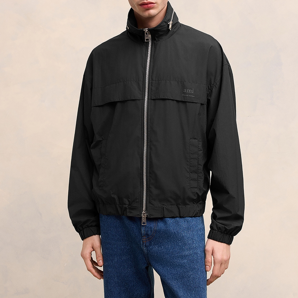 ジャケット・アウター ANREALAGE / ZOOM VIETNAM JUMPER / Black GAI Men's Varsity Jacket Harajuku Vintage Bomber Jackets