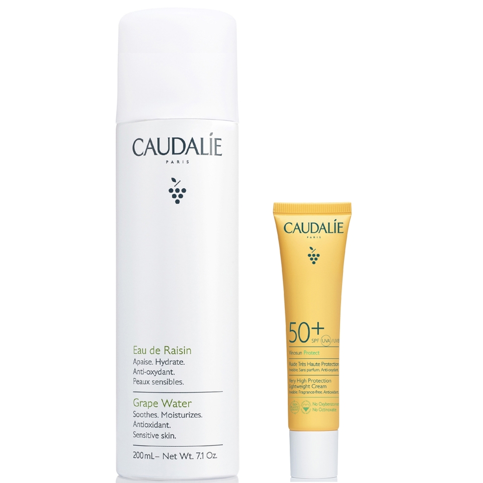 Caudalie SPF Fluid and Grape Water Bundle