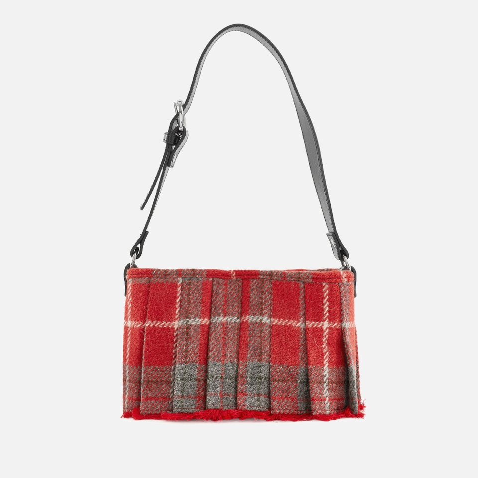Vivienne Westwood Heather Tartan Wool Kilt Bag