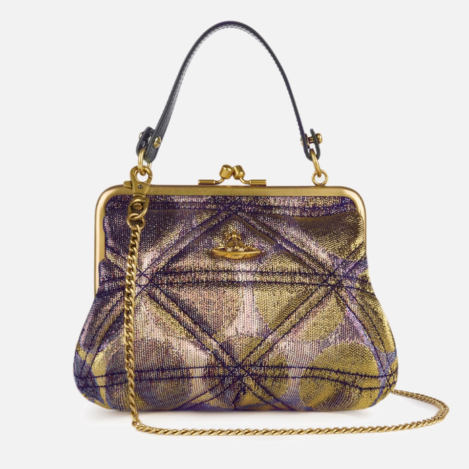 Vivienne Westwood Granny Lurex Frame Purse
