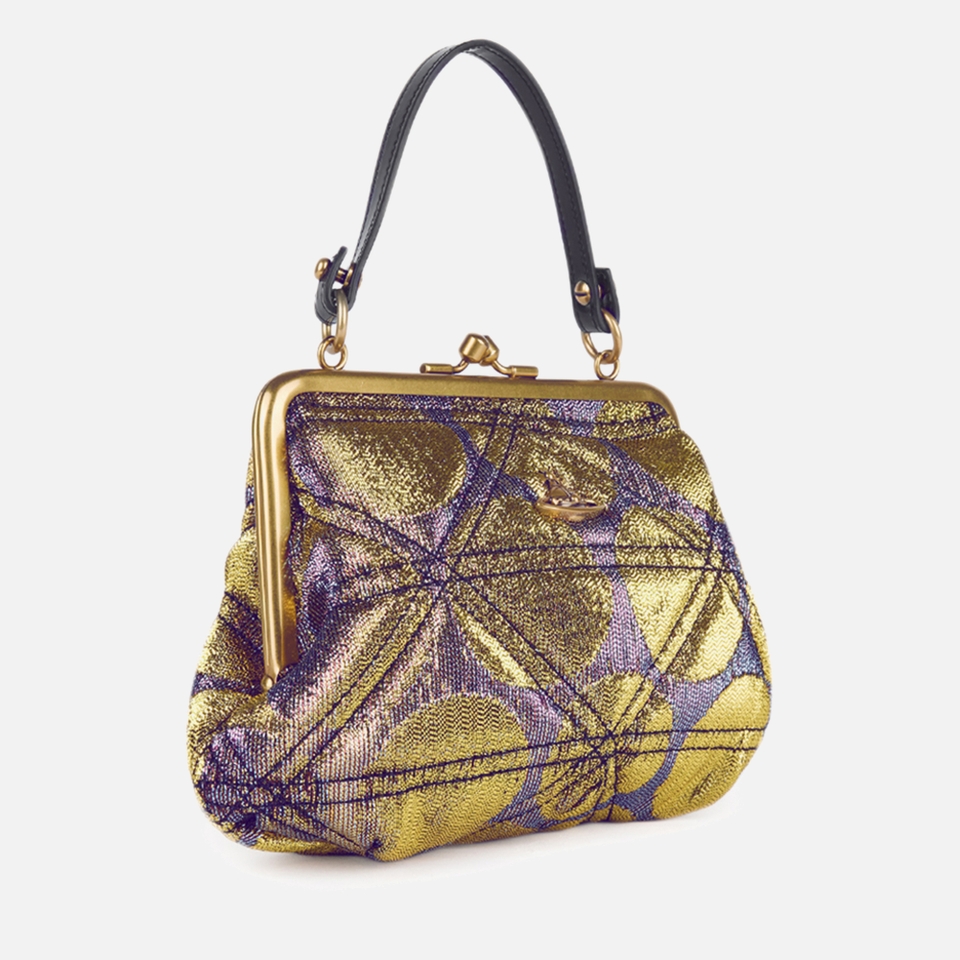 Vivienne Westwood Granny Lurex Frame Purse