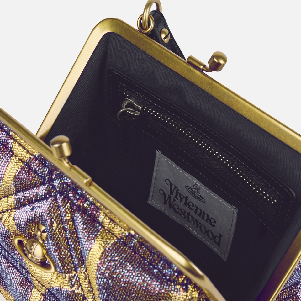 Vivienne Westwood Granny Lurex Frame Purse