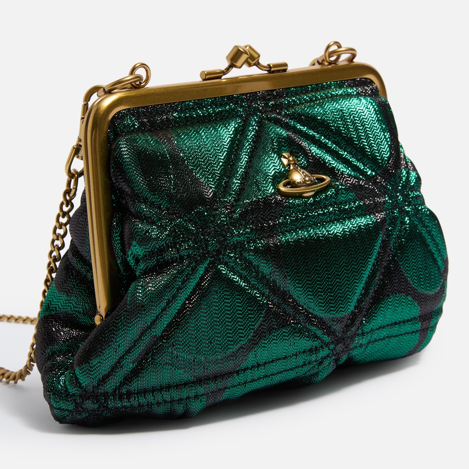 Vivienne Westwood Granny Lurex Frame Purse