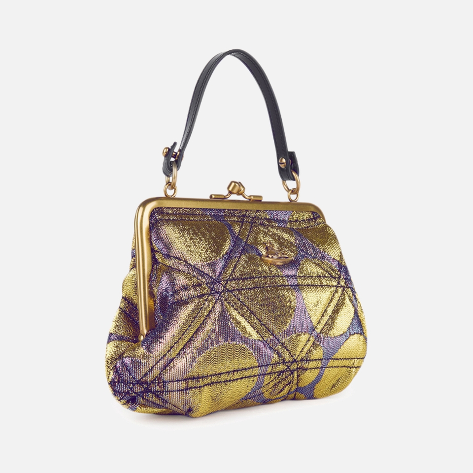 Vivienne Westwood Granny Frame Woven Purse