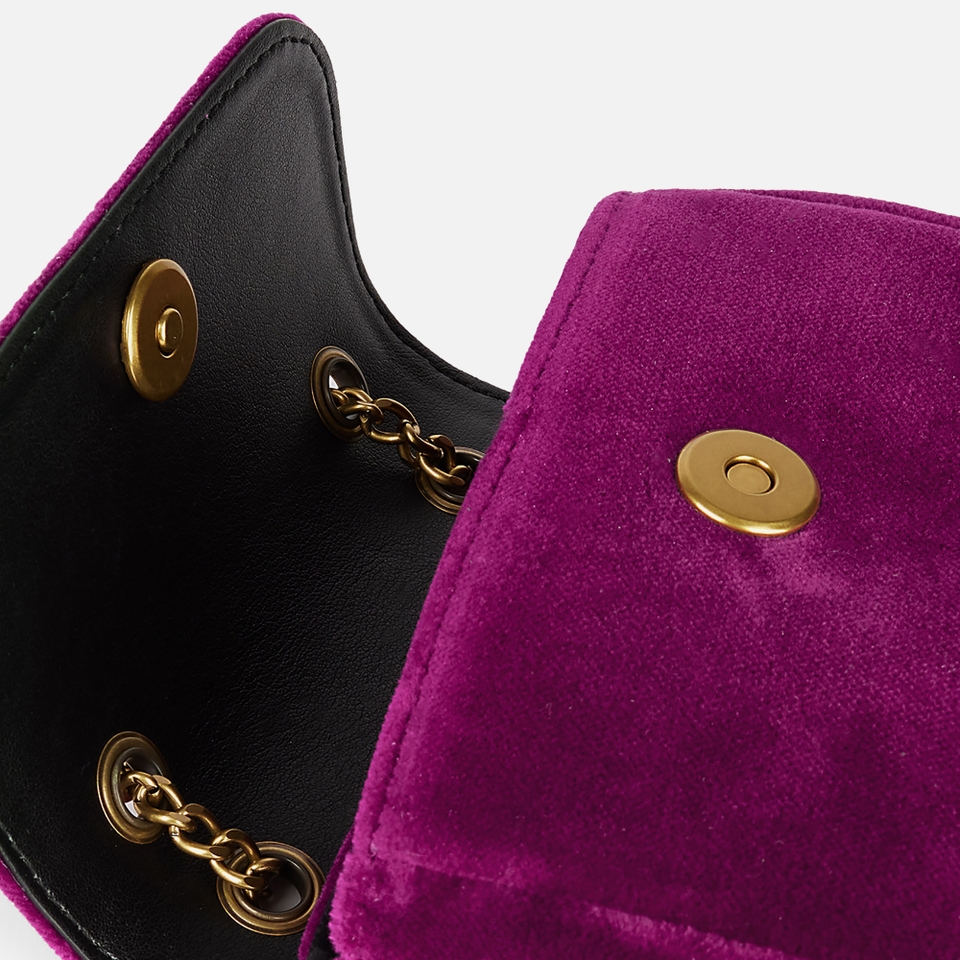 Vivienne Westwood Velour Small Chain Purse