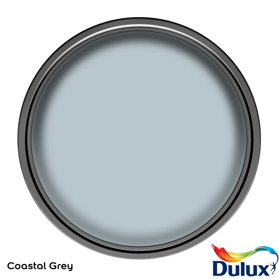 Dulux Easycare Bathroom Soft Sheen Paint Coastal Grey - 2.5L | Homebase