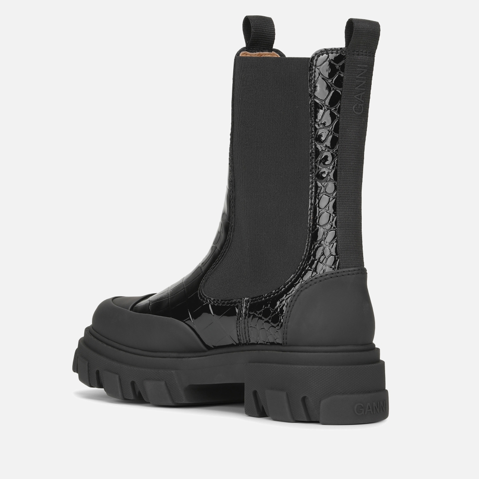 Ganni croc boots online